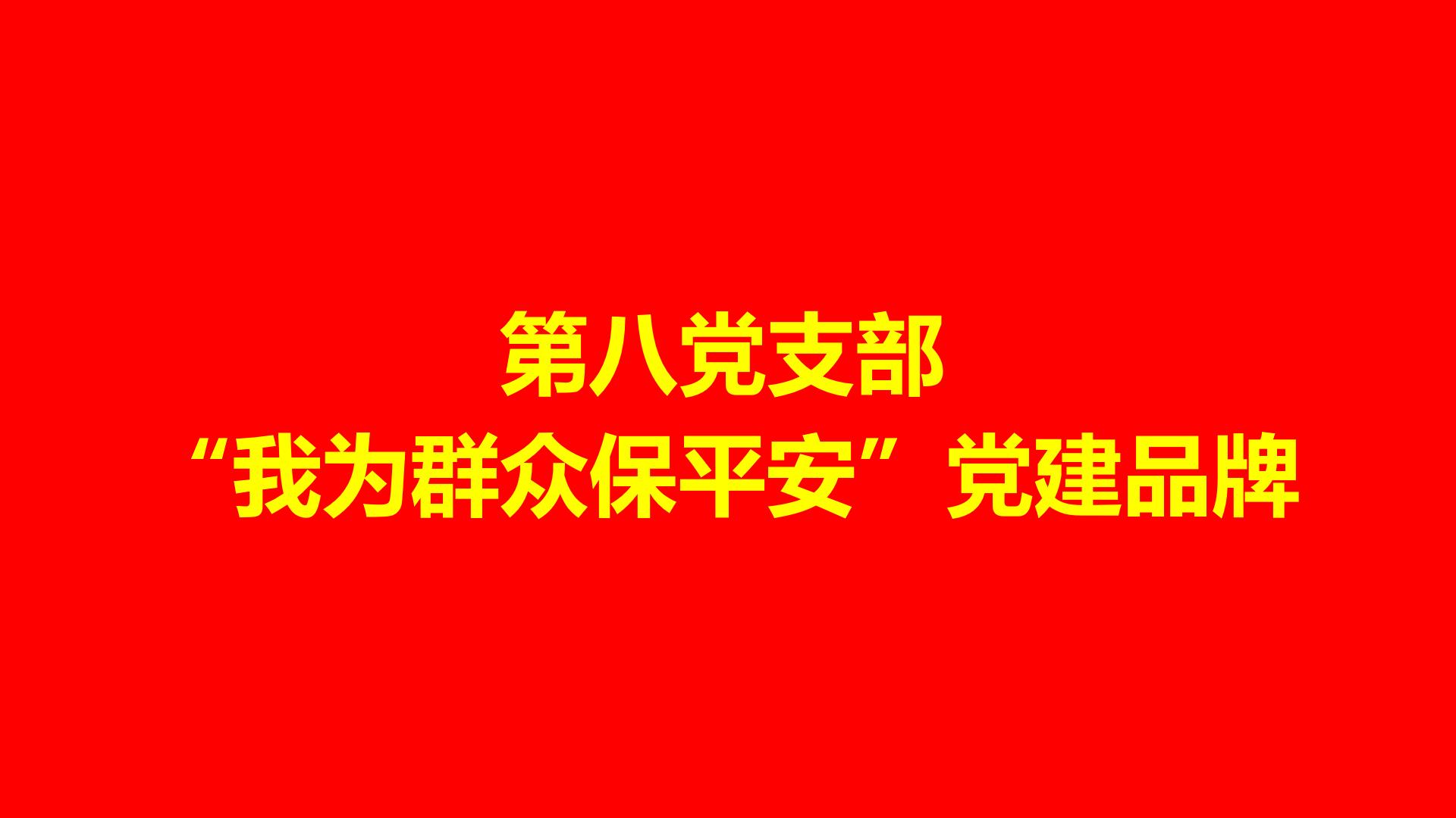 第八党支部
